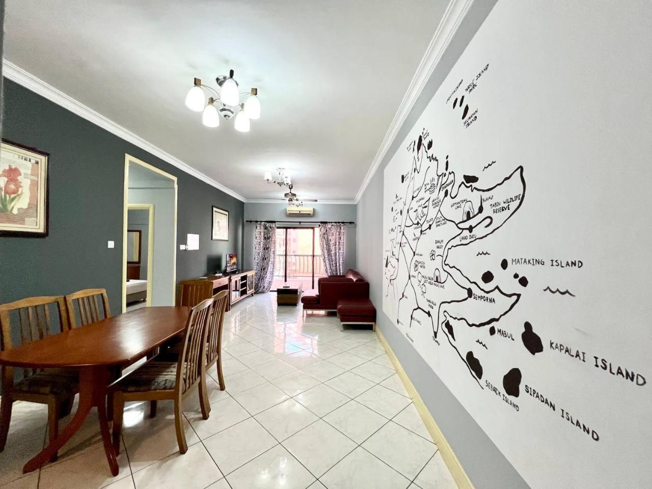 Marina Court Vacation Home 3 Bedrooms - Kota Kinabalu Eksteriør bilde